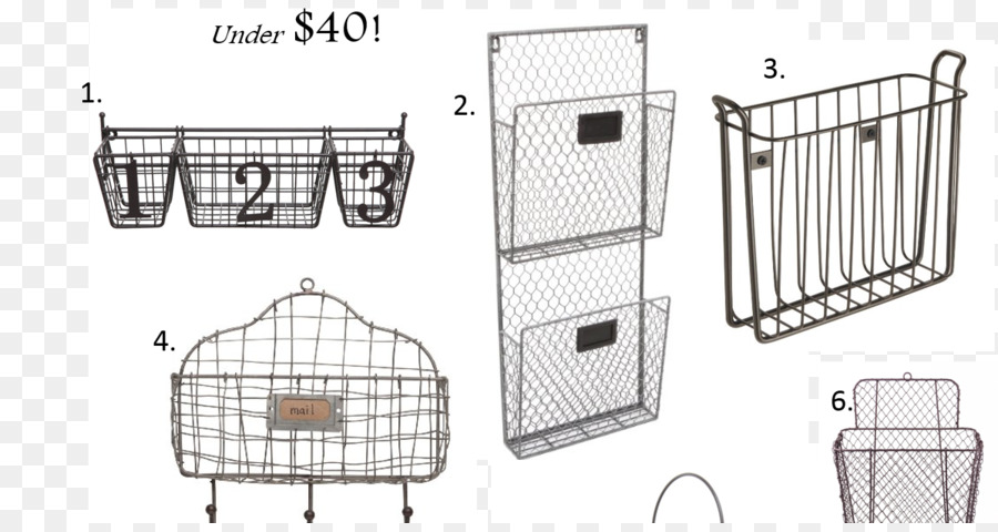 Paniers En Fil Métallique，Stockage PNG