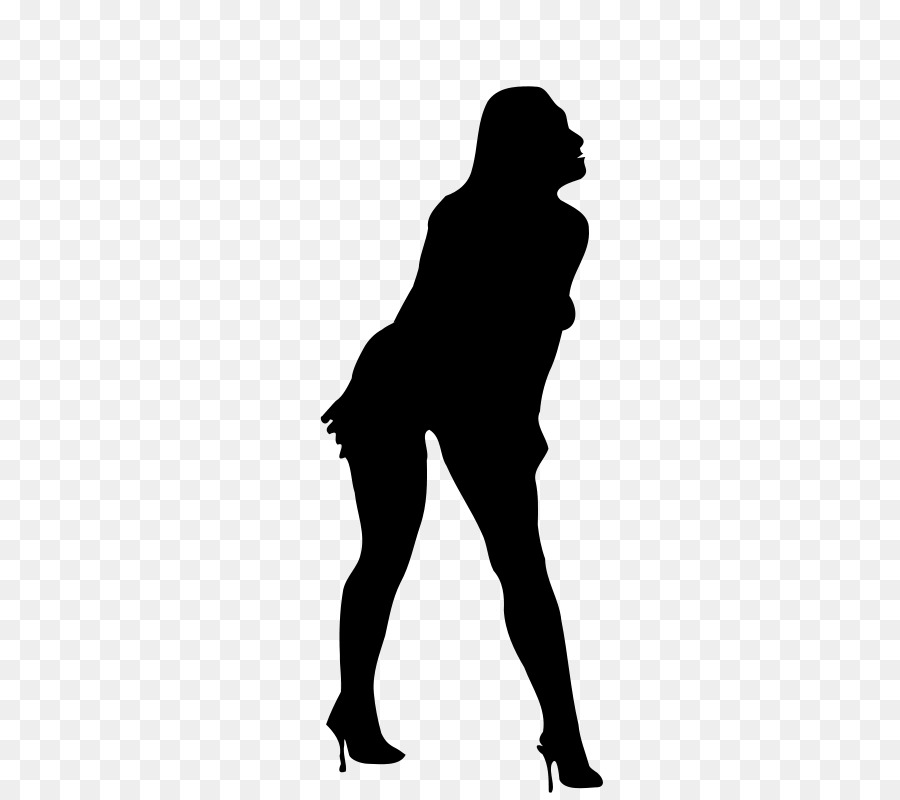 Silhouette De Femme，Ombre PNG