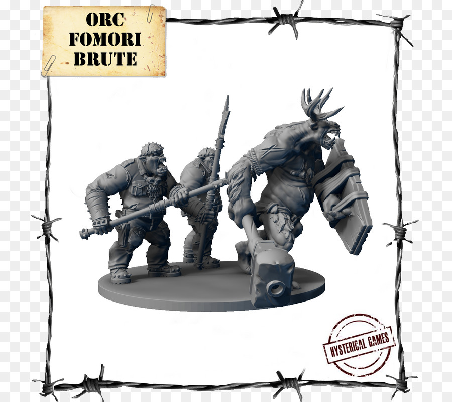 Orc，Wargaming Miniature PNG