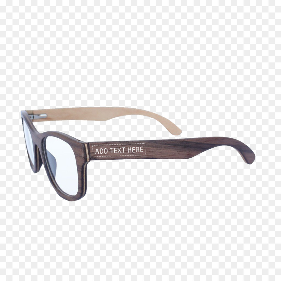 Lunettes à Monture En Bois，Lunettes PNG