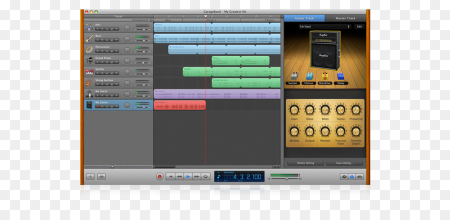 Facile Ilife 09，Garageband PNG