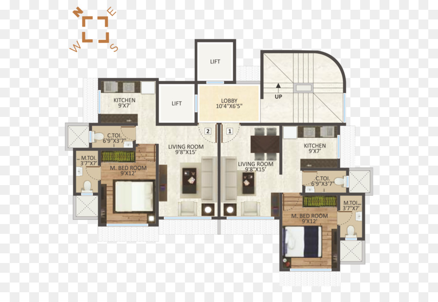 Plan D'étage De La Maison，Plan D'étage PNG