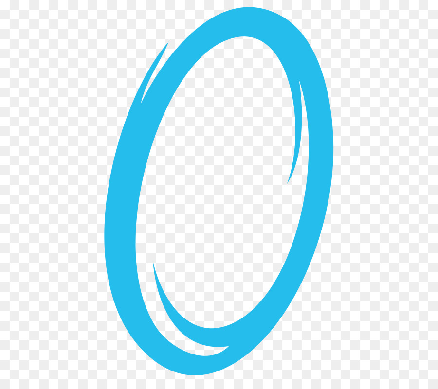 Lettre Bleue O，Alphabet PNG