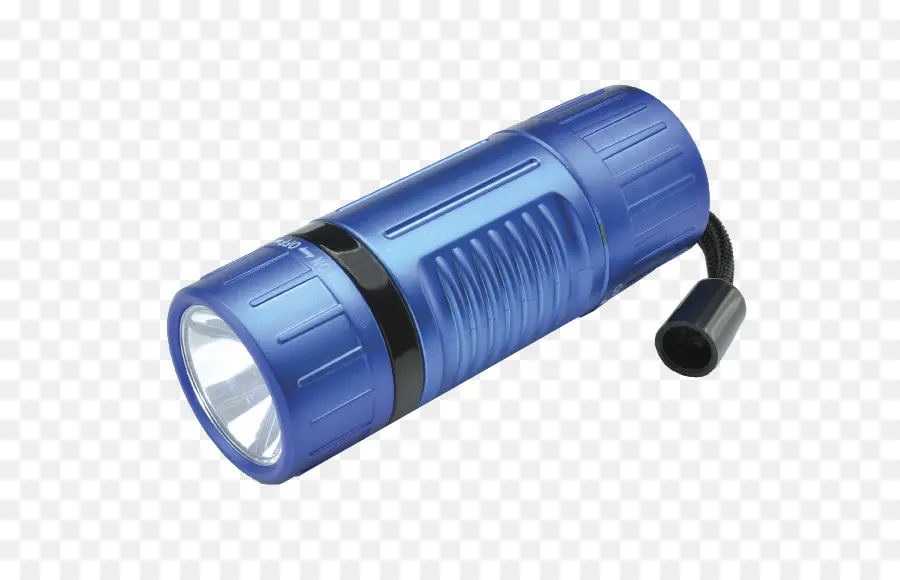 Lampe De Poche Bleue，Manivelle PNG