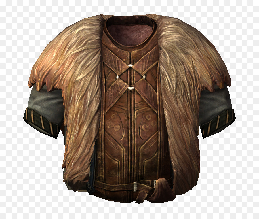 Elder Scrolls V Skyrim Enfant De Dragon，Veste En Cuir PNG