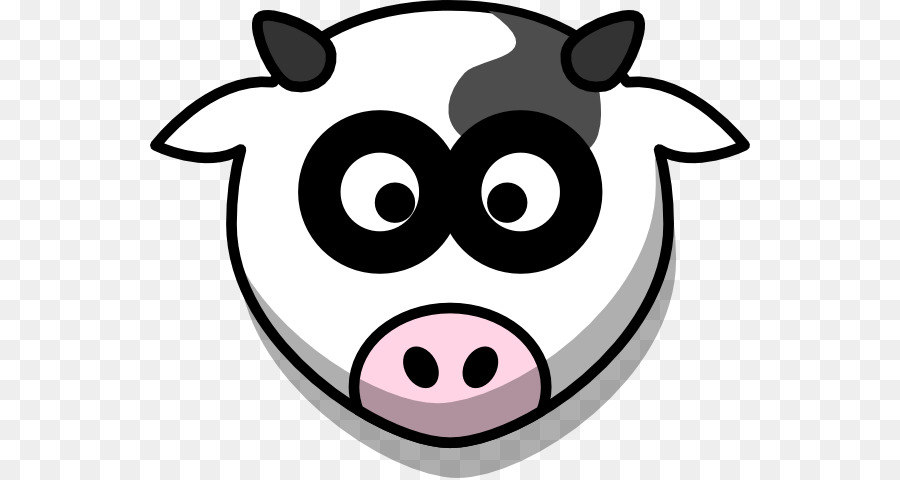 Visage De Vache，Dessin Animé PNG