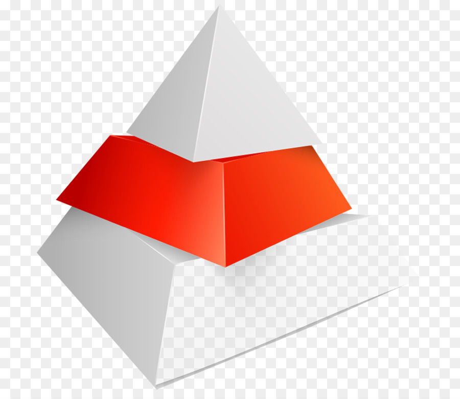 Pyramide Rouge，Géométrique PNG