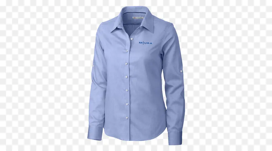 Chemise Bleue，Boutonné PNG