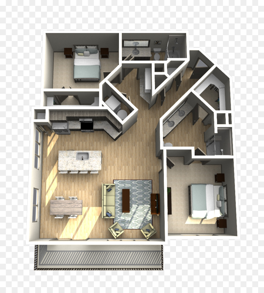 Plan D étage，Croissant Northpoint Appartements PNG