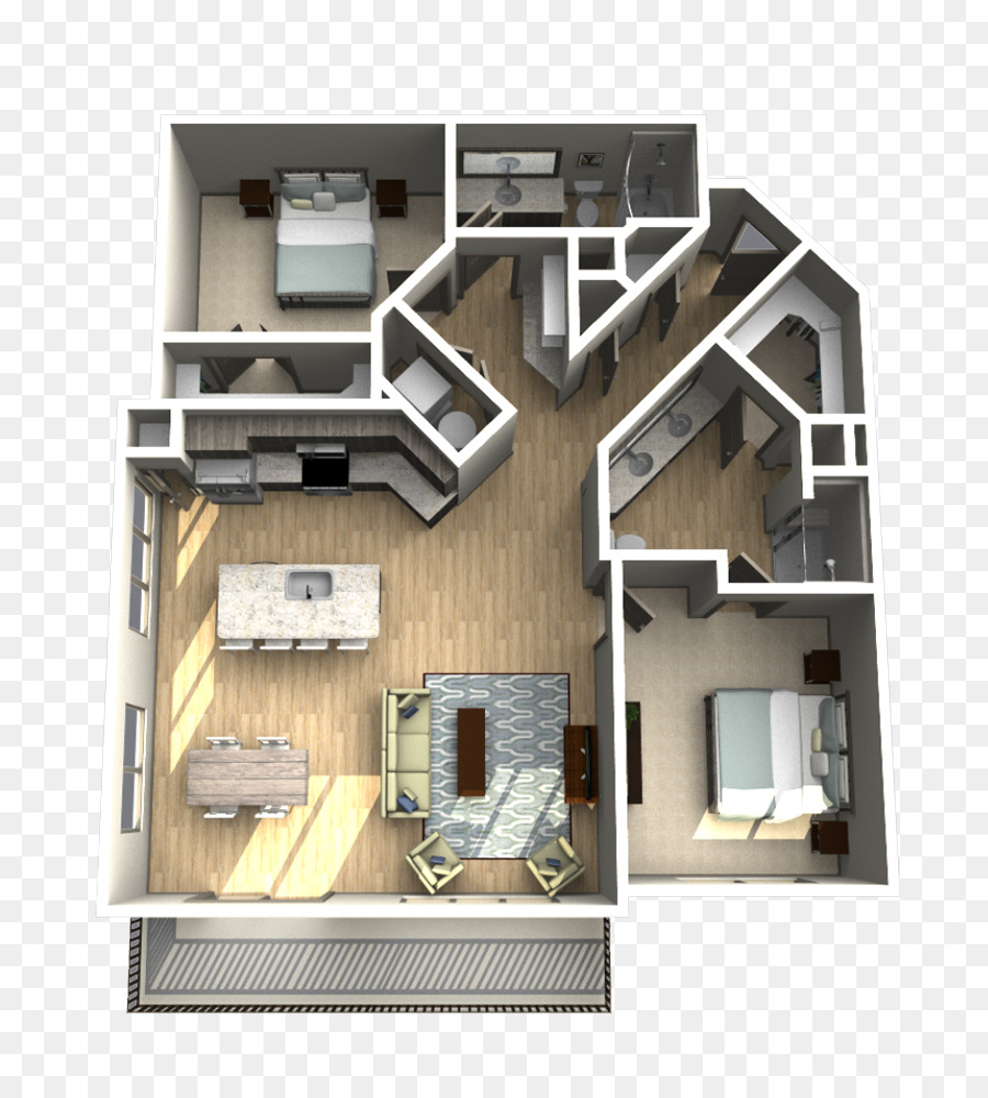 Disposition De L'appartement，Plan D'étage PNG