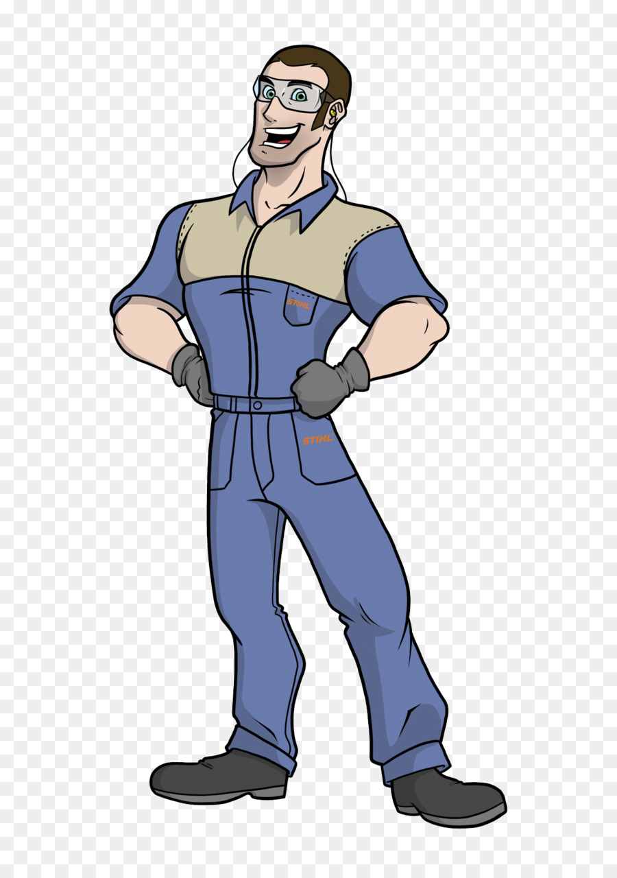 Travailleur De Dessin Animé，Uniforme PNG