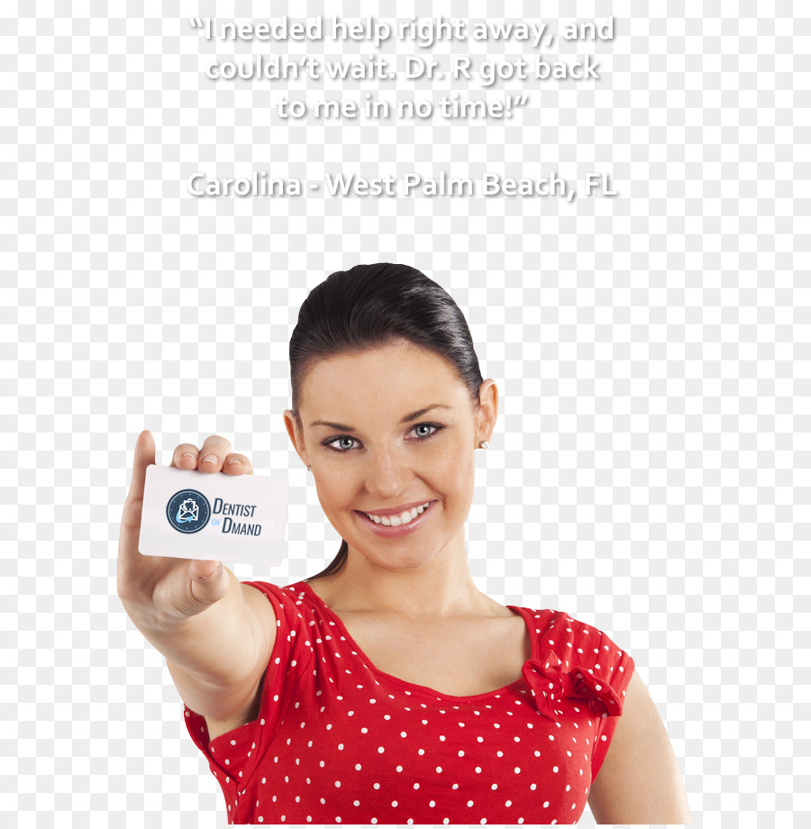 Femme Tenant Une Carte，Dentiste PNG