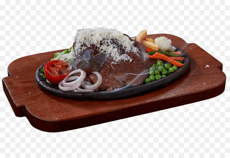 Steak Grésillant，Repas PNG