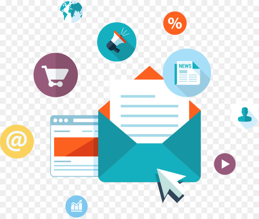 Le Marketing Numérique，E Mail Marketing PNG