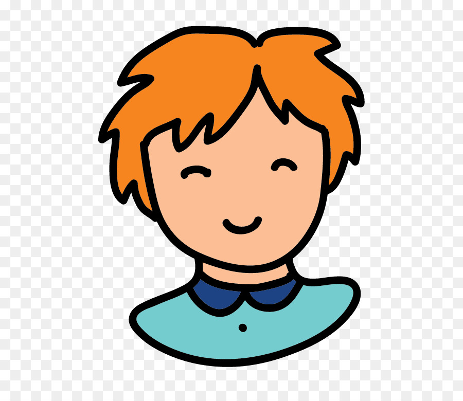 Garçon De Dessin Animé，Souriant PNG