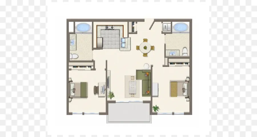 Disposition De L'appartement，Plan D'étage PNG