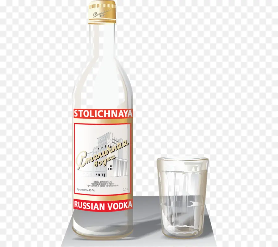 Bouteille De Vodka，Alcool PNG