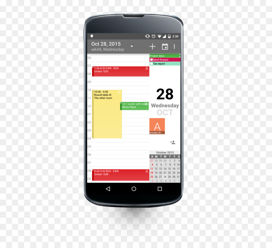 Android，Calendrier PNG