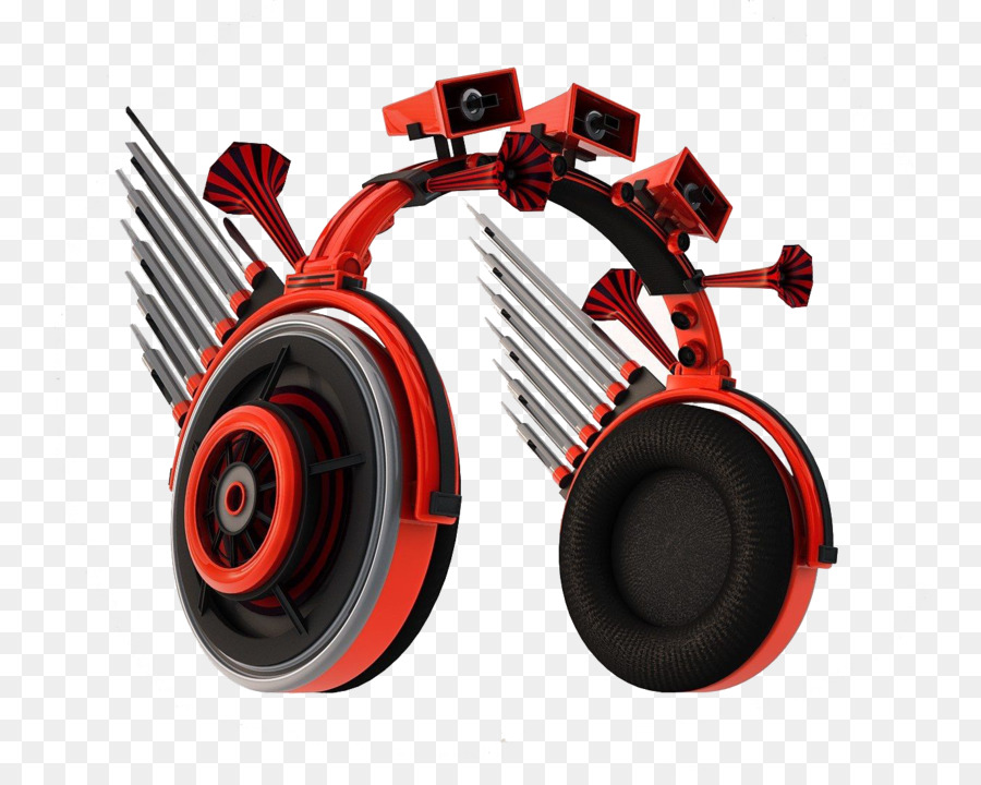 Casque Futuriste，Audio PNG