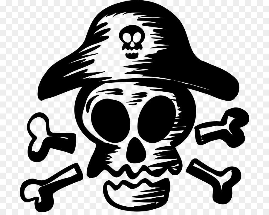 Le Piratage，Crâne PNG