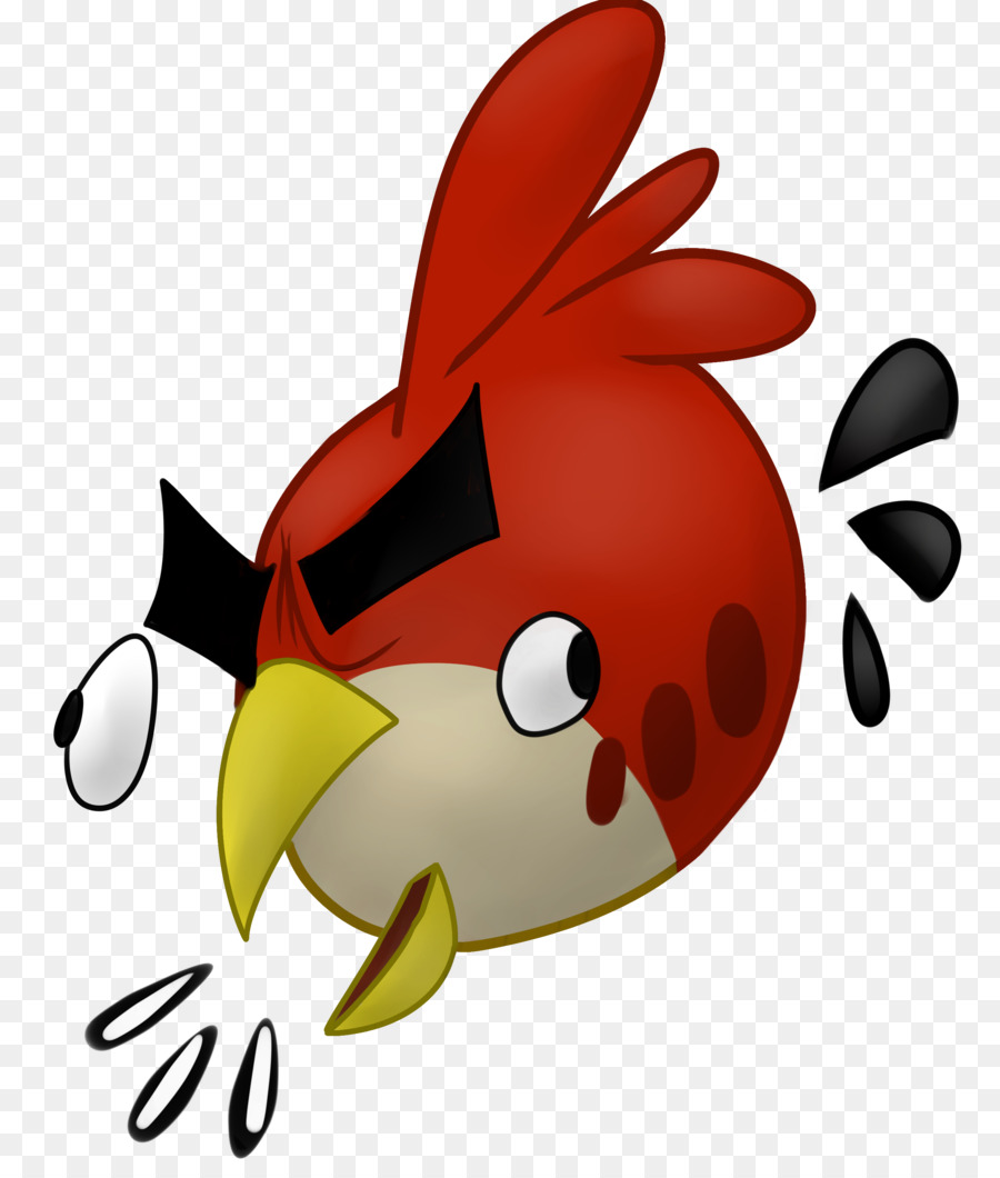 Oiseau Rouge，En Colère PNG