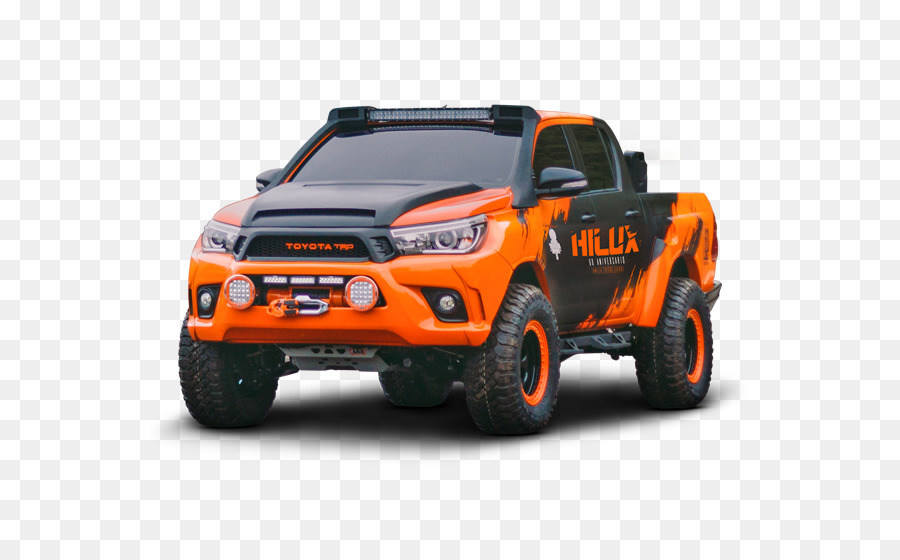 Camion Toyota Orange，Ramasser PNG