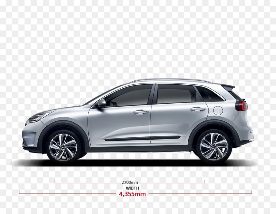 Véhicule Utilitaire Sport，2018 Kia Niro Hybride Plugin PNG