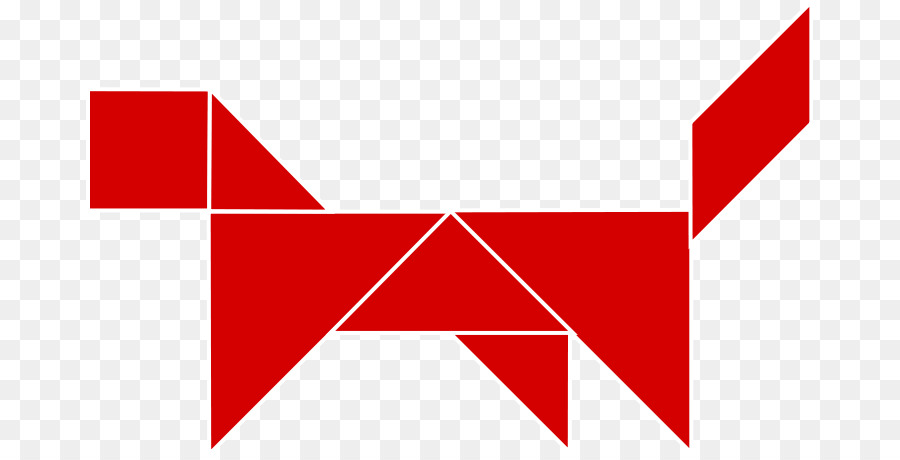 Poisson Rouge，Tangram PNG