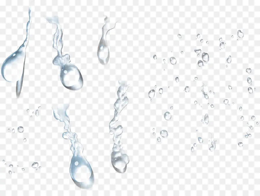 Gouttelettes D'eau，Liquide PNG