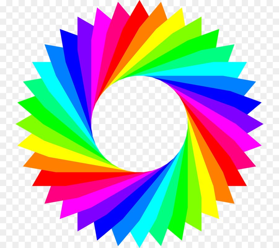 Spirale Colorée，Modèle PNG