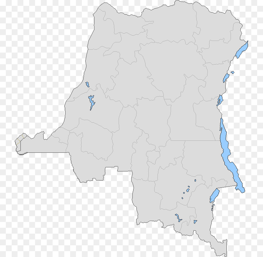 République Démocratique Du Congo，Carte PNG