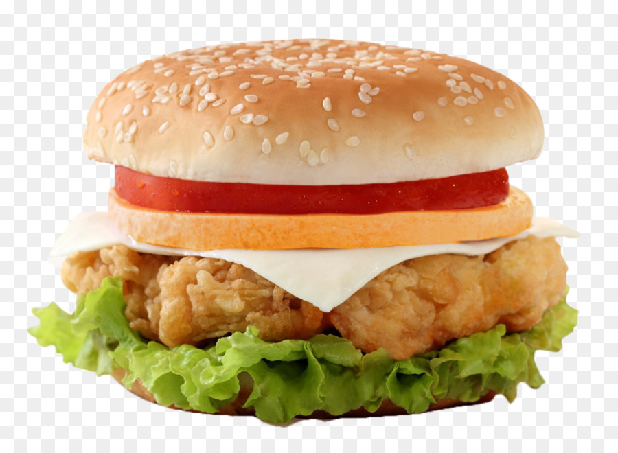 Sandwich Au Poulet，Frites PNG