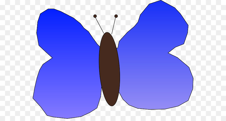 Papillon Bleu，Insecte PNG