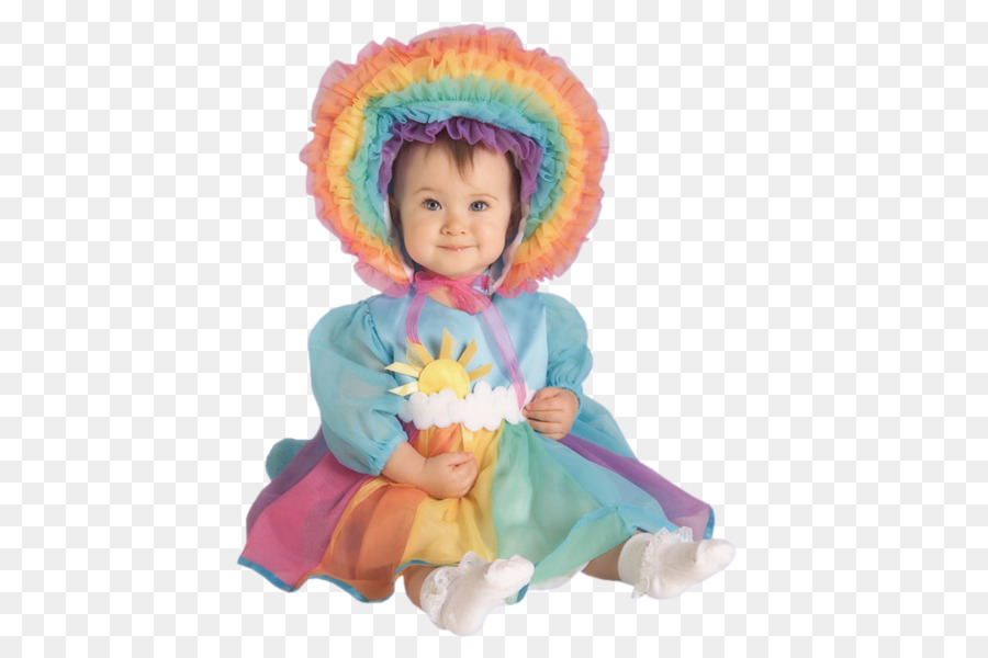 Bébé En Costume，Arc En Ciel PNG