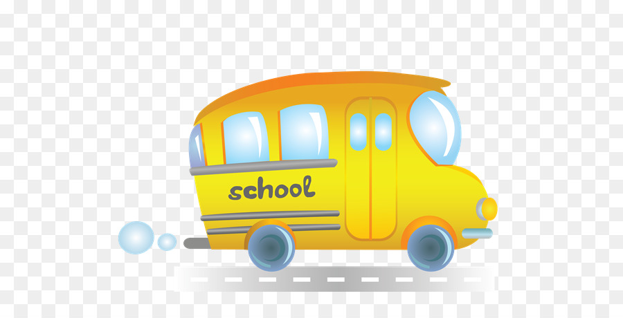 Autobus Scolaire，Jaune PNG