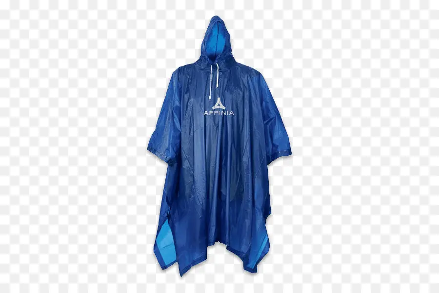 Poncho De Pluie Bleu，Imperméable PNG