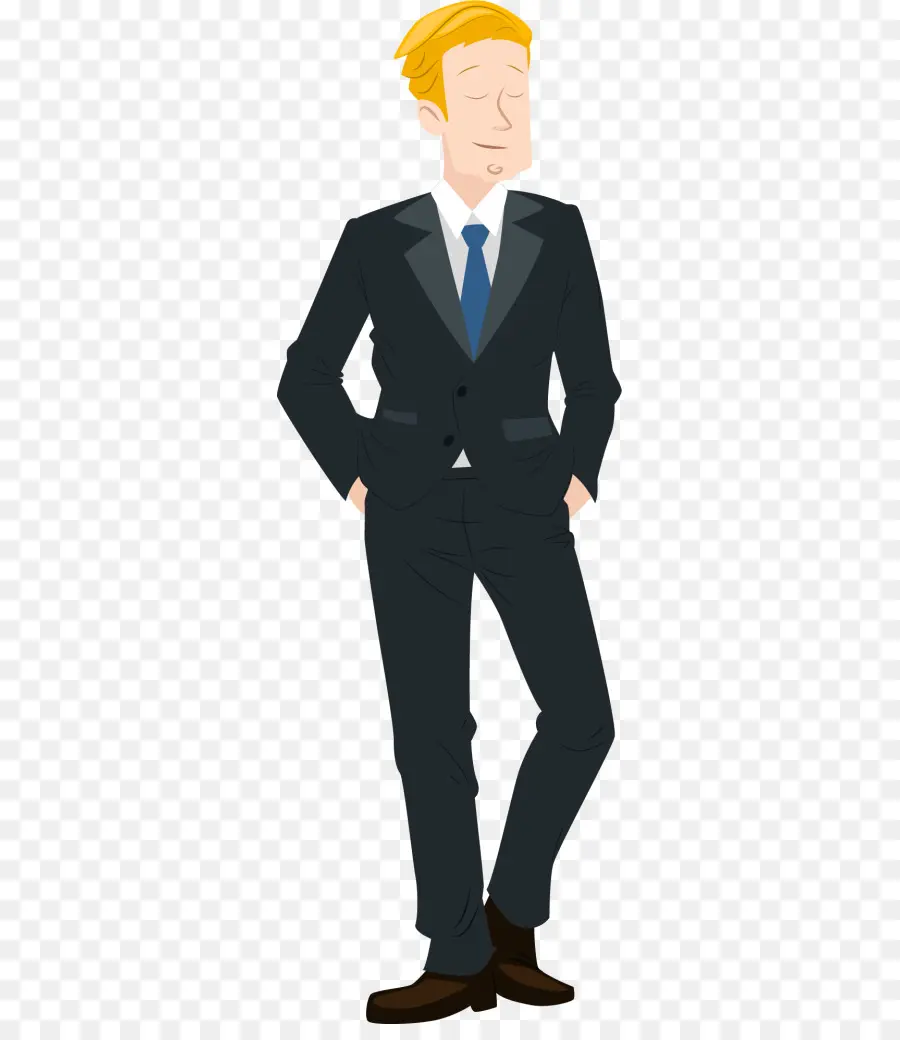 Homme En Costume，Barbe PNG