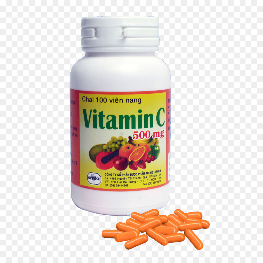 La Vitamine C，Complément Alimentaire PNG