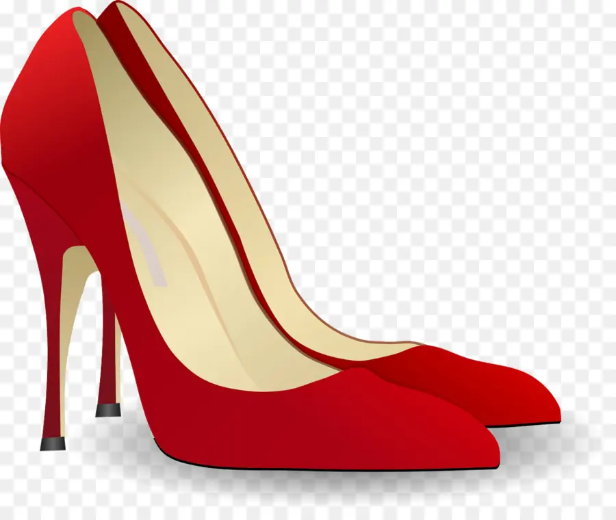 Talons Hauts Rouges，Chaussure PNG