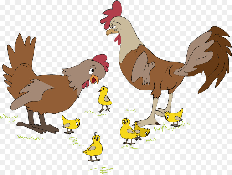 Famille De Poulet，Coq PNG