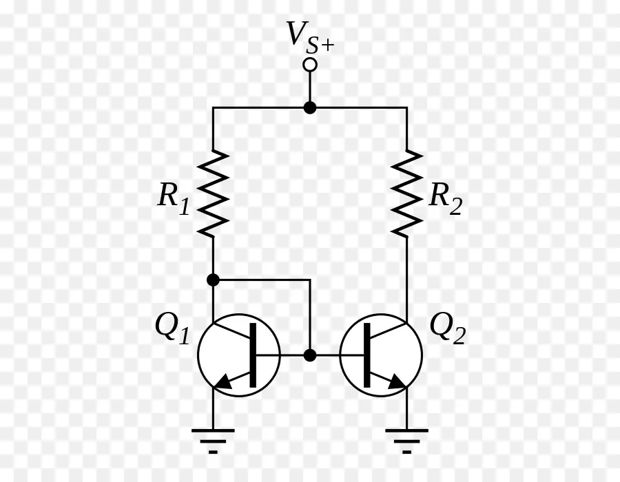 Circuit à Transistors，Diagramme PNG