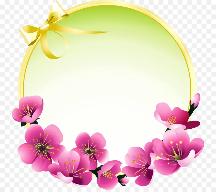 Cadre Floral，Fleurs PNG