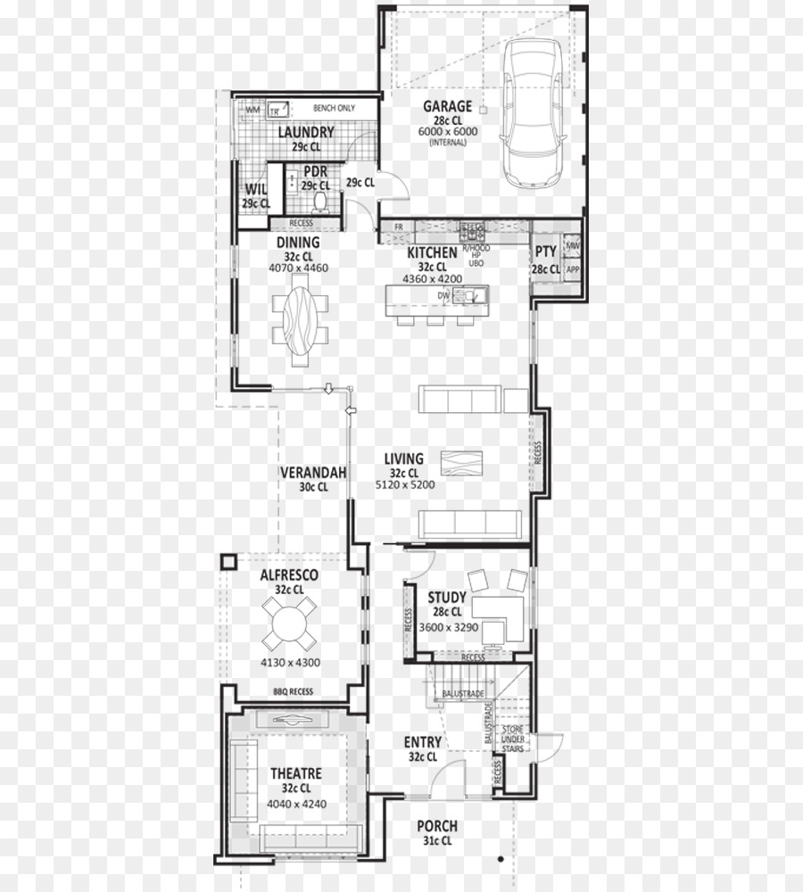 Plan D'étage，Maison PNG