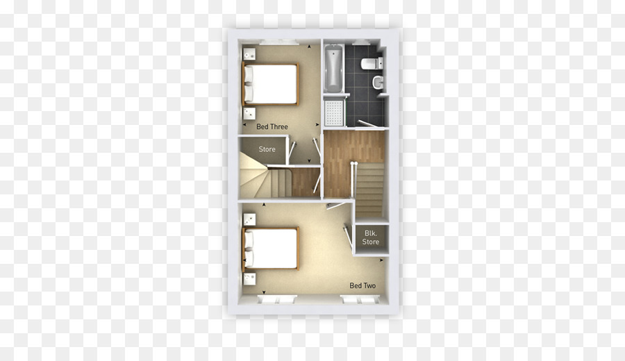 Chambre à Coucher，Plan Ouvert PNG