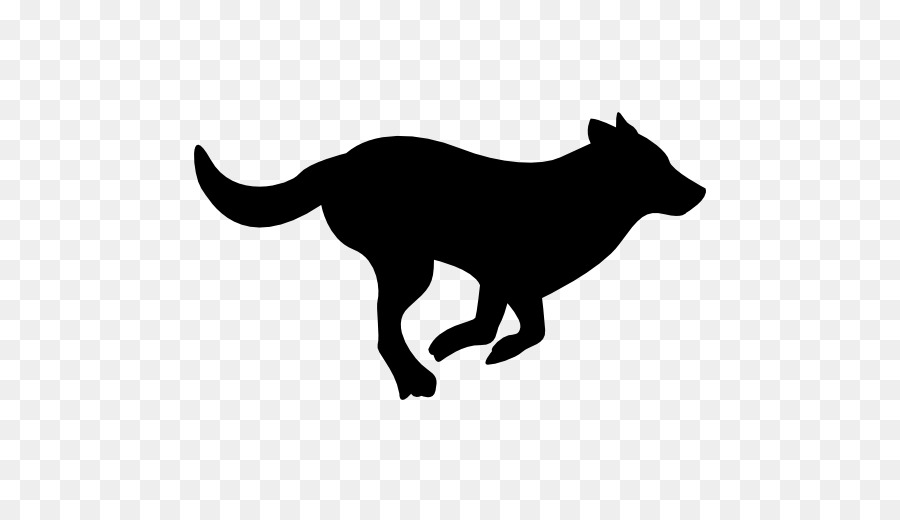 Silhouette De Chien，Noir PNG