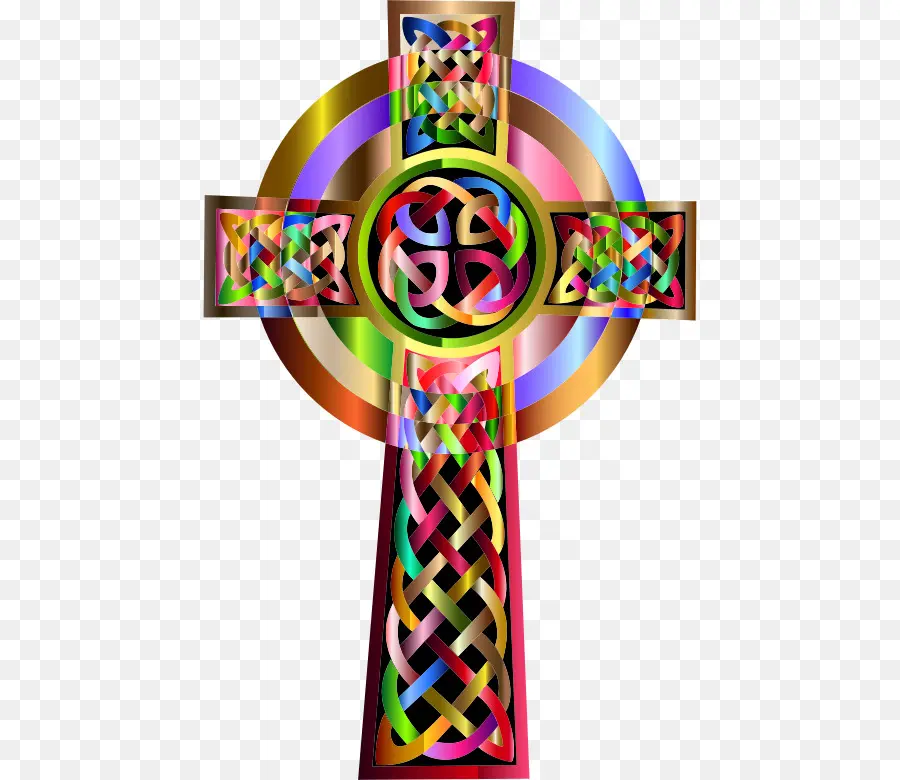 Croix Celtique，Coloré PNG