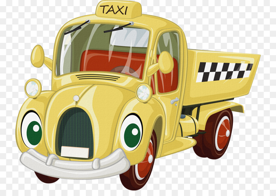 Taxi Jaune，Voiture PNG