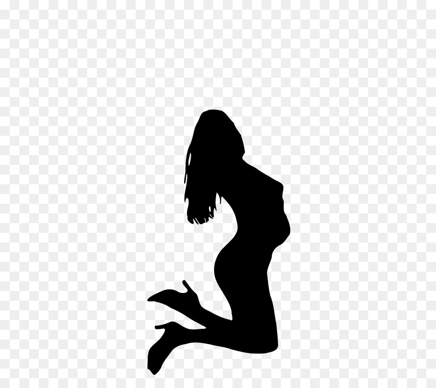 Silhouette De Femme，Ombre PNG