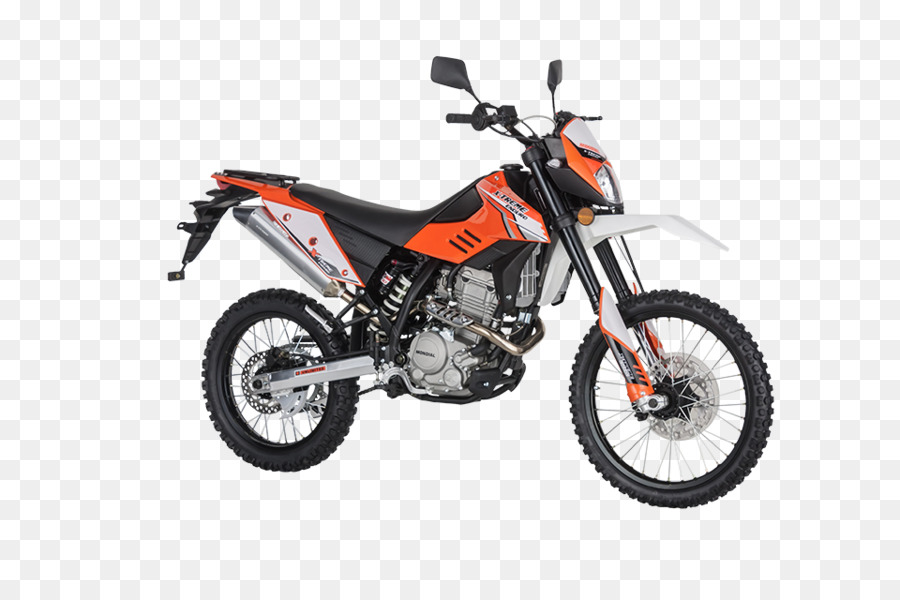 Moto Tout Terrain Orange，Moto PNG