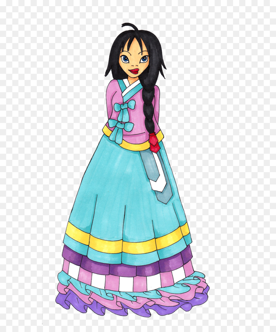 Corée，Hanbok PNG